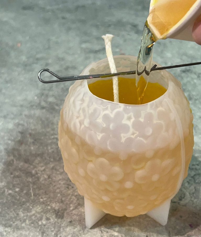 Gestaltungsbeispiel Kerzen gießen Kerzen gießen